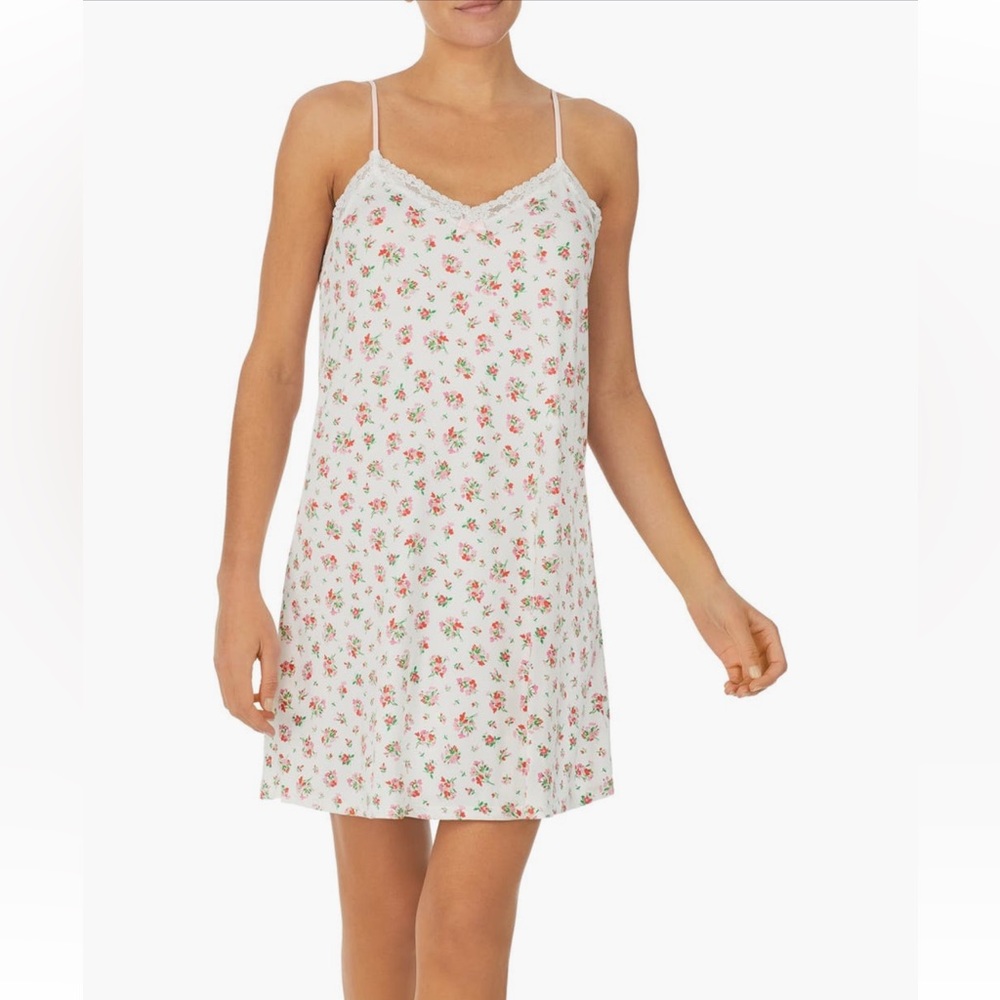 Kate Spade New York floral lace trim chemise SMALL Brand New With Tags BNWT